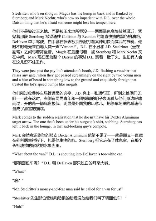 头发古怪的女孩 大卫·福斯特·华莱士 (中英对照电子书)