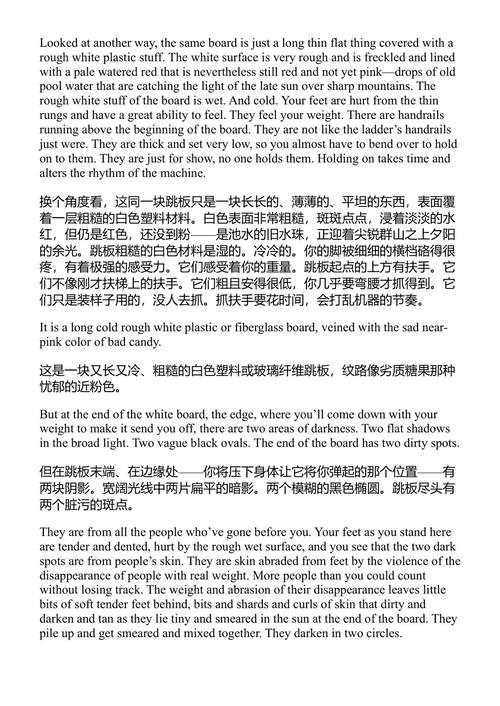 简短访谈 大卫·福斯特·华莱士 (中英对照电子书)