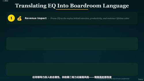 现代领导者的情商修炼 (英文课程中文字幕)