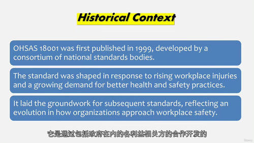 精通OHSAS 18001实战课程