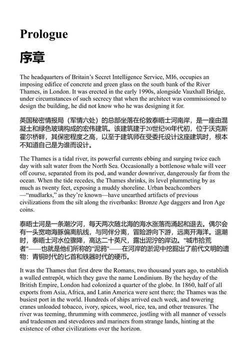 伦敦沦陷：镀金城市中的一起神秘死亡和一个家庭对真相的追寻 帕特里克·雷登·基夫 (中英对照电子书)
