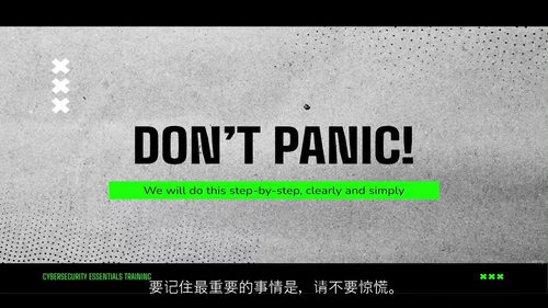 小企业主网络安全基础 (中文字幕英文视频教程)