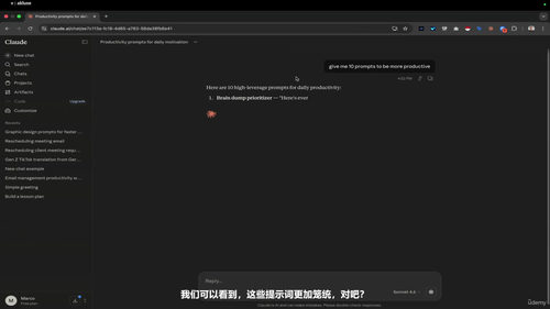 提示工程大师课:ChatGPT与Claude实操指南 (英文课程中文字幕)