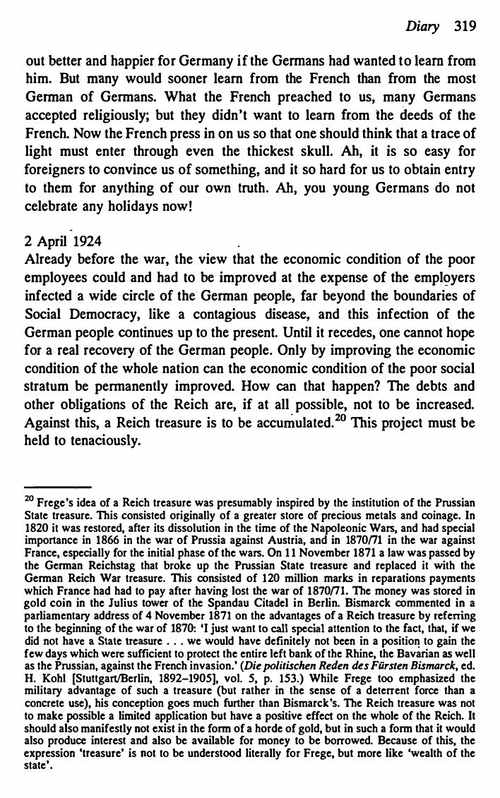 弗雷格日记：1924年3月10日至4月9日 戈特洛布·弗雷格 (英文电子书)