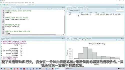 R Studio 快速入门课程(中文字幕英文视频教程)