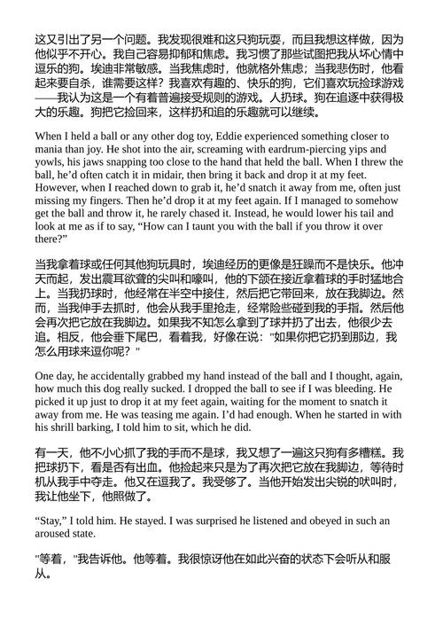 世上最好的狗:关于爱 艾丽斯·霍夫曼 (中英对照电子书)