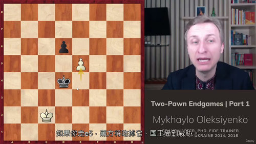 国际象棋残局精解：双兵篇（第一部分） (中文字幕英文视频教程