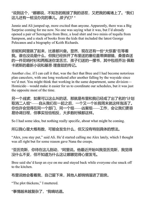 亚历克斯·克罗斯系列14：跨国追踪 詹姆斯·帕特森 (中英对照电子书)