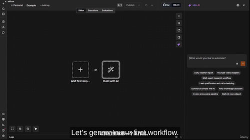 n8n自动化精通:无需编码的AI工作流搭建指南 (英文课程中文字幕)