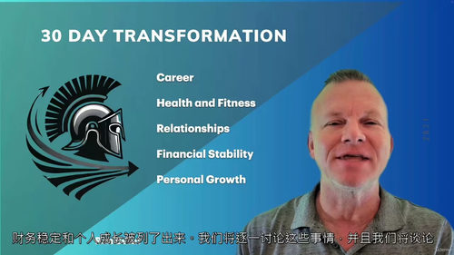 [中字] 30 天打破固有模式，彻底重塑人生（中文字幕英文视