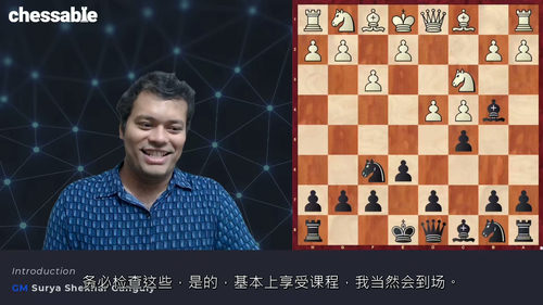 尼姆佐维奇-半塔拉什防御第一部分:国际特级大师苏里亚·谢卡尔