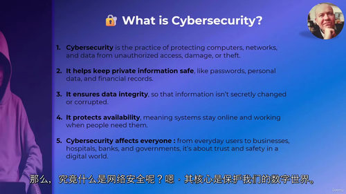 微课程系列 - 网络安全基础（中文字幕英文视频教程）