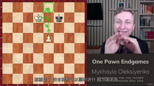 国际象棋残局精解:单兵制胜之道 (中文字幕英文视频教程)