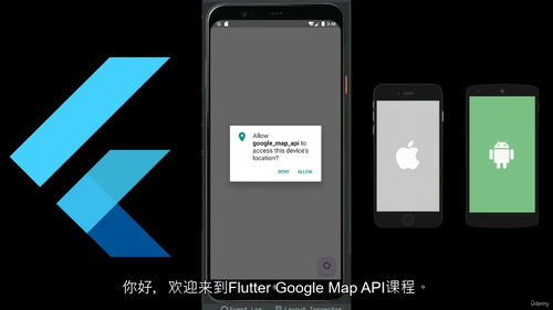 [中字] Flutter 谷歌地图开发实战：从 API 搭建