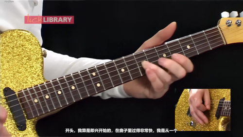 经典摇滚吉他入门：从《My Sharona》开始 (英文课程中文字幕)