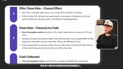 AI代理商创业实战训练营：四天打通从拓客到成交的全链路 (英文课程中文字幕)