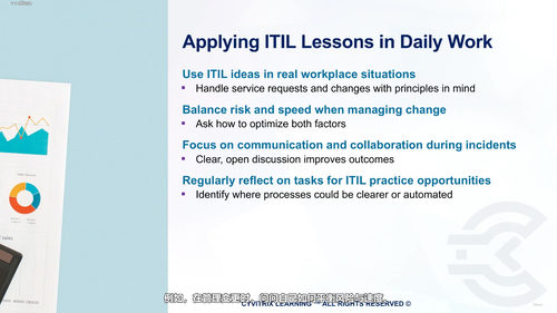 ITIL 5 ITSM 实践大师课 (英文课程中文字幕)