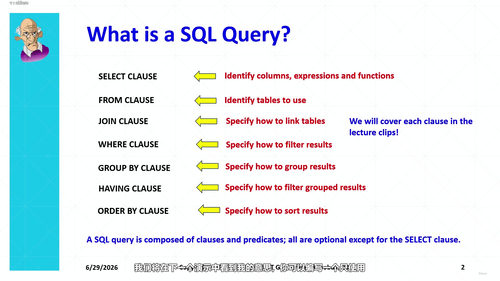 T-SQL数据库查询实战训练营 (英文课程中文字幕)