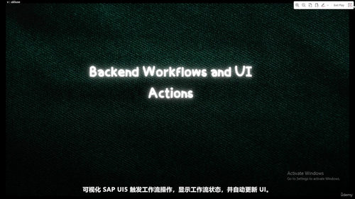 可视化SAP用户界面无代码企业应用开发 (英文课程中文字幕)