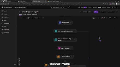 微软Azure Foundry AI智能体与工作流实战课 (英文课程中文字幕)
