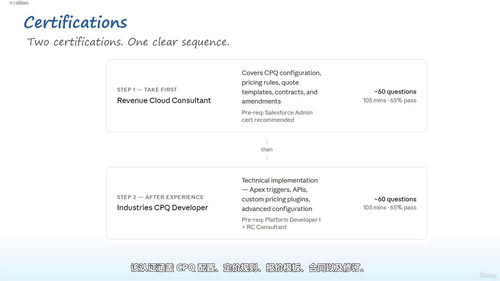 Salesforce收入云核心概念与架构解析 (英文课程中文字幕)