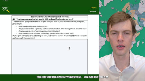职业审计：十天规划你的成长与晋升之路 (英文课程中文字幕)