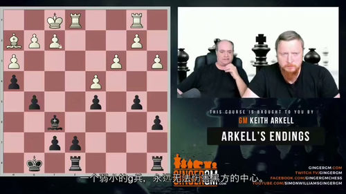棋局终章：凯斯·阿克尔实战残局精解 (中文字幕英文视频教程)
