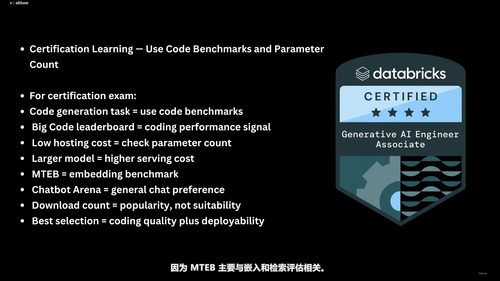 Databricks生成式AI工程师助理认证备考课 (英文课程中文字幕)
