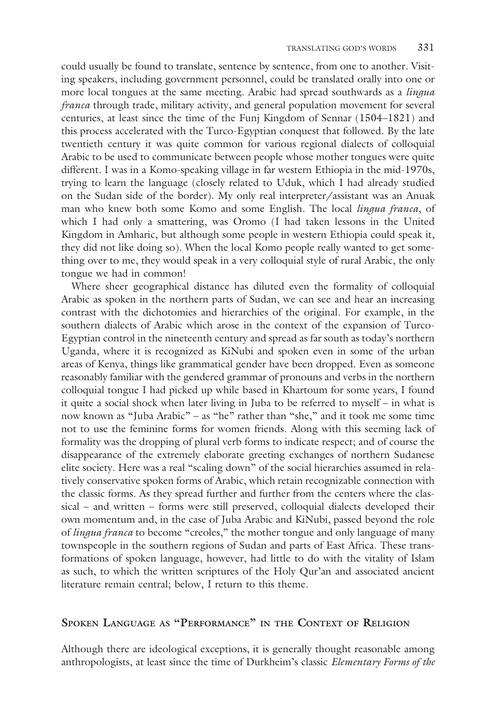 宗教人类学指南 贾妮丝·博迪、迈克尔·兰贝克 主编 (英文电子书)