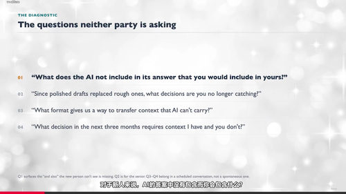 AI时代的管理者必修课：那些被悄悄抹掉的沟通信号 (英文课程中文字幕)