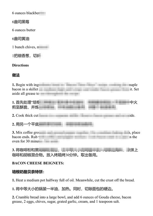 汉堡与培根食谱 世界食品锦标赛 (中英对照电子书)