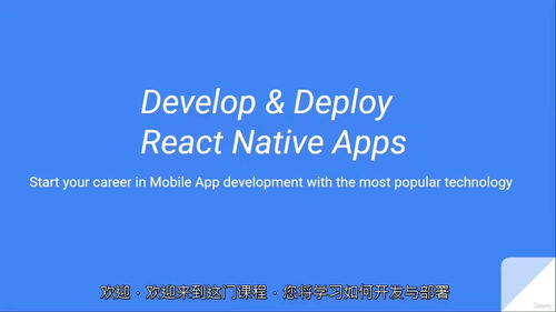 [中字] React Native 与 Expo 移动应用开
