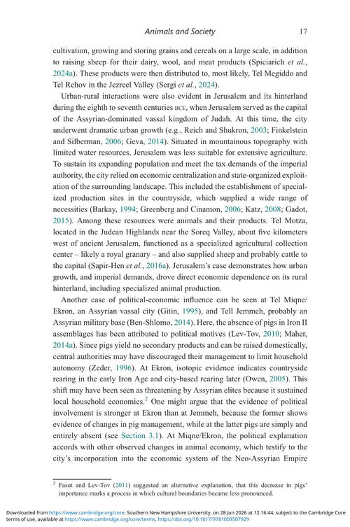 铁器时代至波斯时期的动物与社会 莉达尔·萨皮尔-亨 (英文电子书)