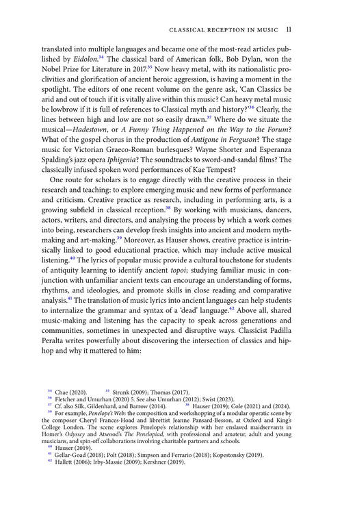 音乐作为古典接受：放大古代世界 艾米丽·皮林格、米兰达·斯坦永 主编 (英文电子书)