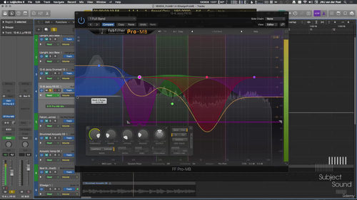 FabFilter Pro-MB多段动态处理器实战指南 (英文课程中文字幕)