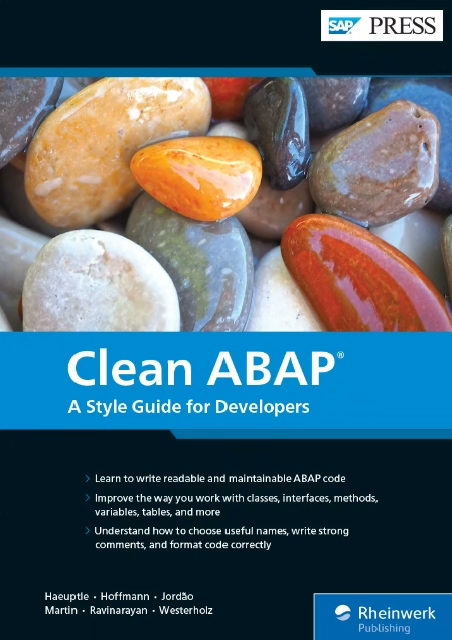 Clean ABAP—— 开发者风格指南（英文电子书）