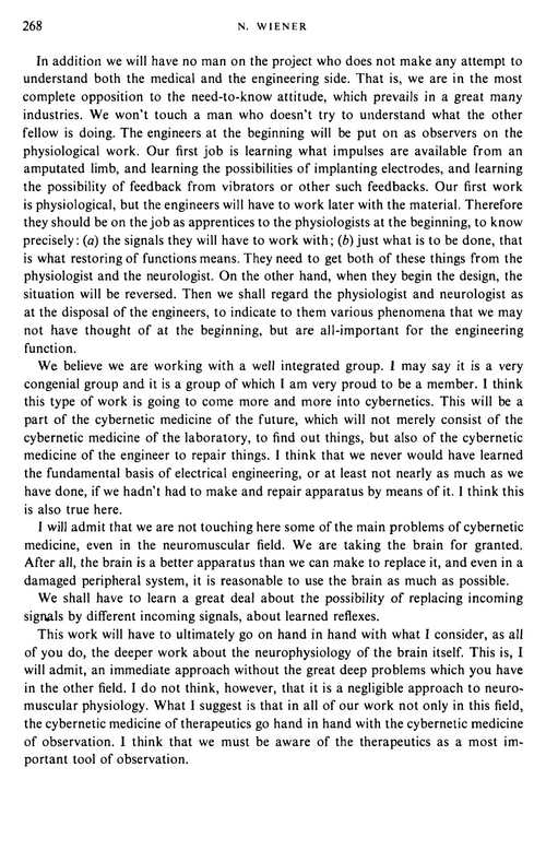 控制论与神经科学的遗产:维纳论仿生假肢的探索 诺伯特·维纳 (英文电子书)