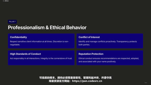 管理咨询入门课:从行业认知到专业操守 (英文课程中文字幕)