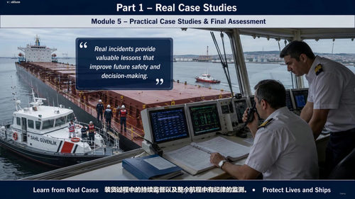铁矿石、HBI与DRI货物安全装运实务 (英文课程中文字幕)