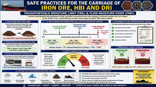 铁矿石、HBI与DRI货物安全装运实务 (英文课程中文字幕)