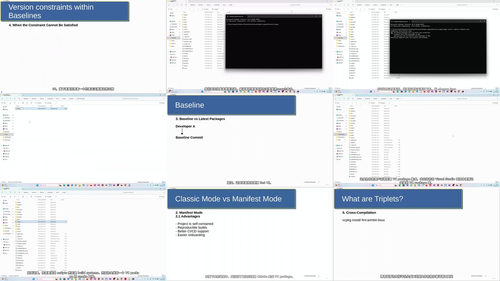 掌握vcpkg:微软C与C++包管理器完全指南 (英文课程中文字幕)