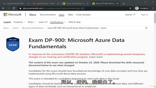 [中字] DP-900 微软 Azure 数据基础知识备考课