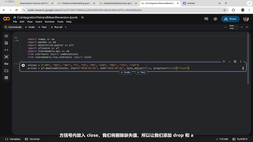 Python量化金融与金融工程实战 (英文课程中文字幕)