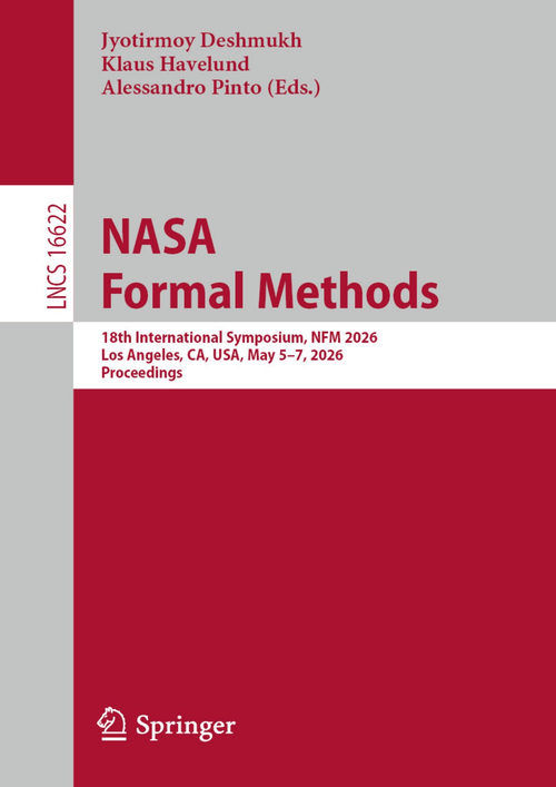 NASA形式化方法（第18届国际研讨会论文集） 乔蒂尔莫伊·德什穆克、克劳斯·哈维隆德、亚历山德罗·平托 (中英对照电子书)