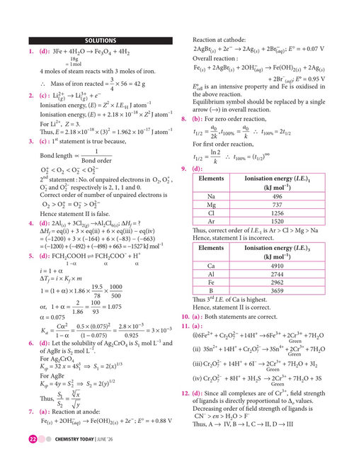 化学今日 2026年6月刊 (英文期刊)