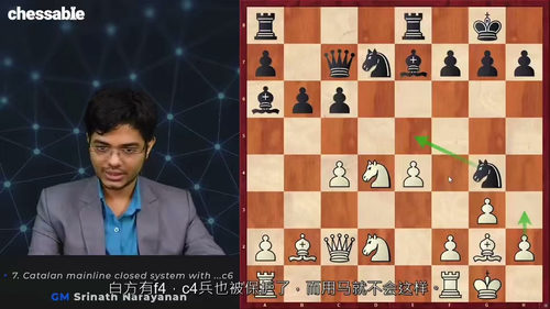 [中字] 国际象棋大师斯里纳特・纳拉亚南的 “Catalan