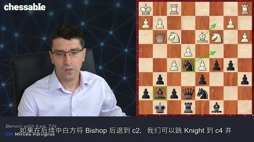 国际大师米尔切亚·帕利格拉斯的现代贝诺尼防御终身棋谱体系