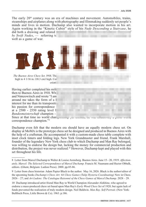 英国国际象棋杂志 2026年7月刊 (英文期刊)