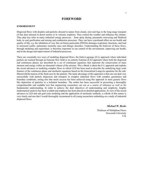 分散湍流两相流动的随机拉格朗日建模与大涡模拟 阿卜杜拉·苏菲安·贝鲁克 (英文电子书)