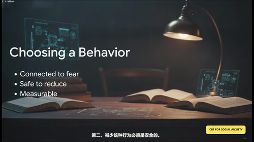 用认知行为疗法走出社交焦虑 (英文课程中文字幕)